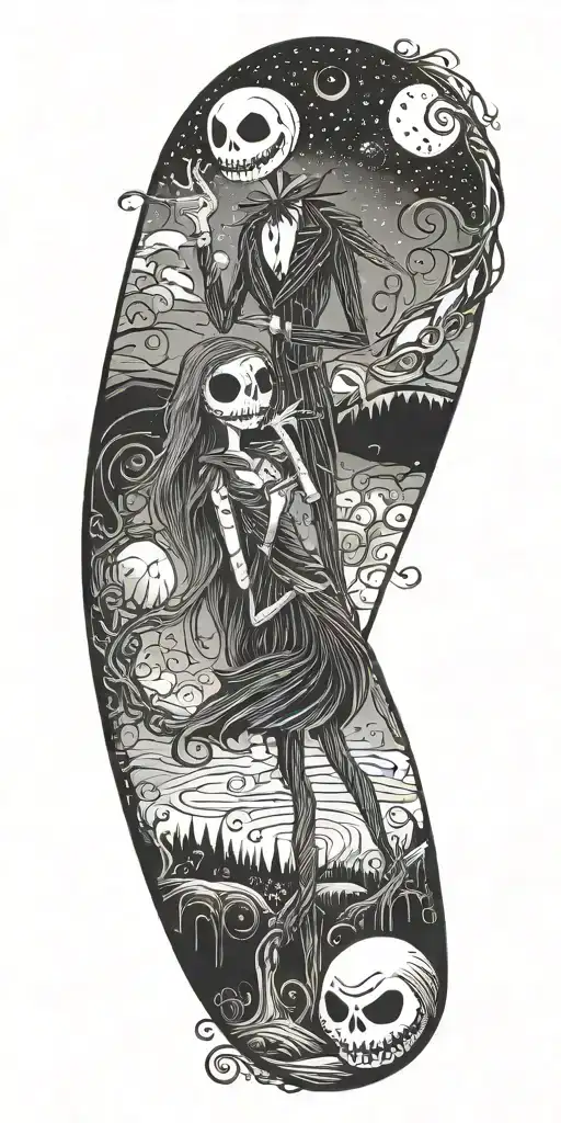 Nightmare Before Christmas Small History Of Jack And Sally From Birth To Die