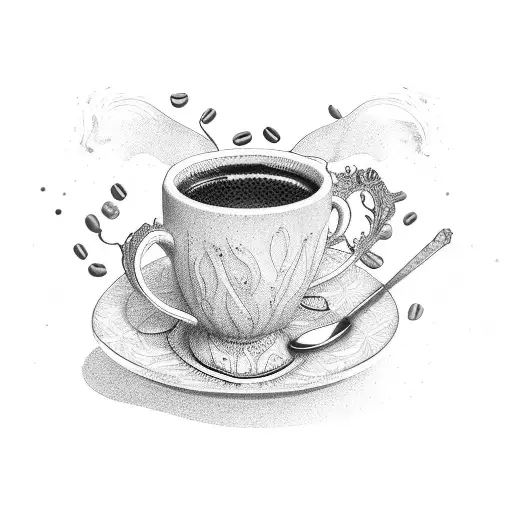 Pair Of Porcelain Coffee Cups