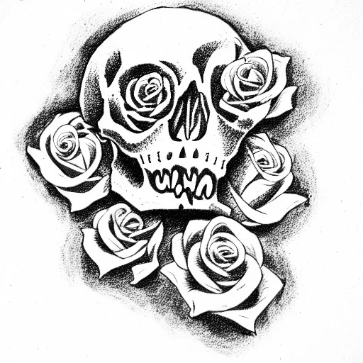 Skull And Roses