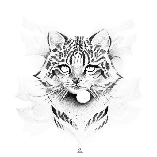 Ivy With Animal Stripes