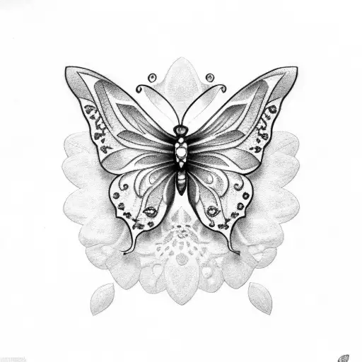 Butterfly With Irish Clover