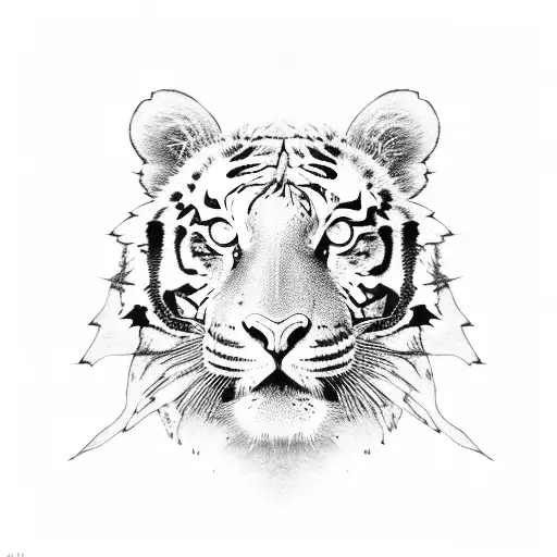 Ivy Leaf Tiger Stripes