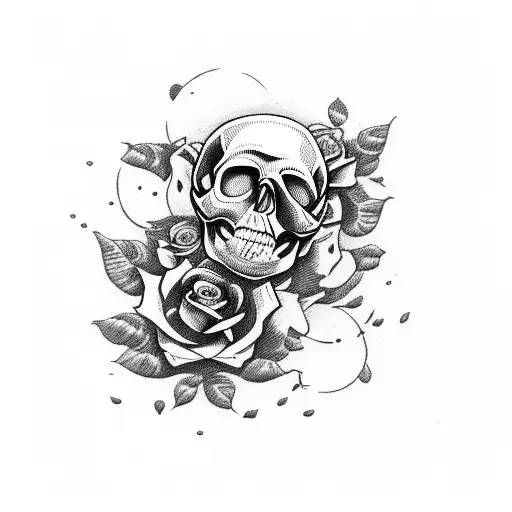 Skull And Roses