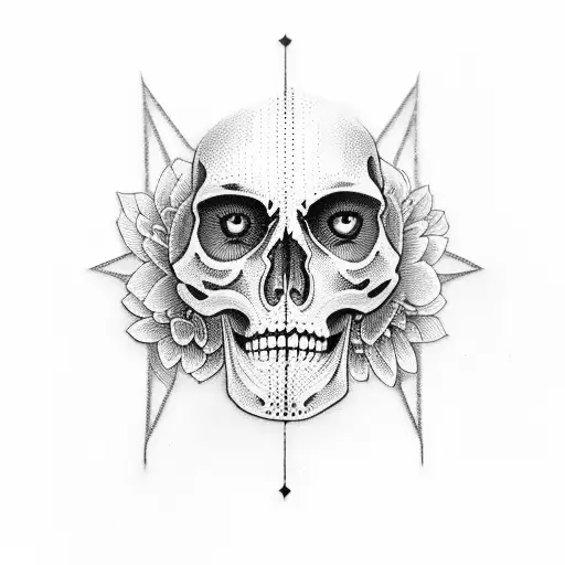 Half Skeleton Half Woman