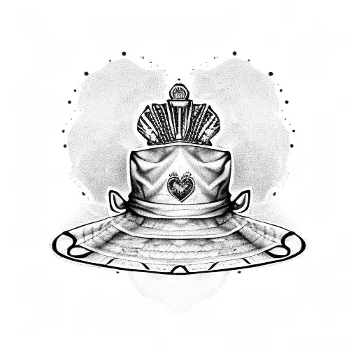 Bucket Hat With Claddagh Symbol