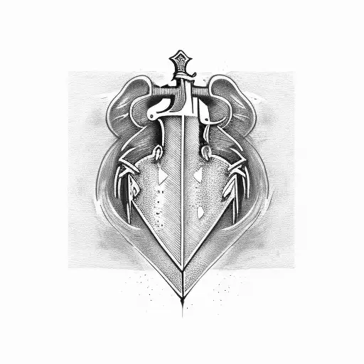 Sword Stabbing A Heart