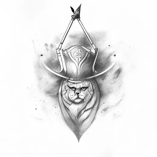 A Stocky Male That Is Laying Down Across A Broom Stick Flying