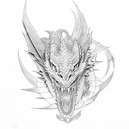 Dragon With Colloseum