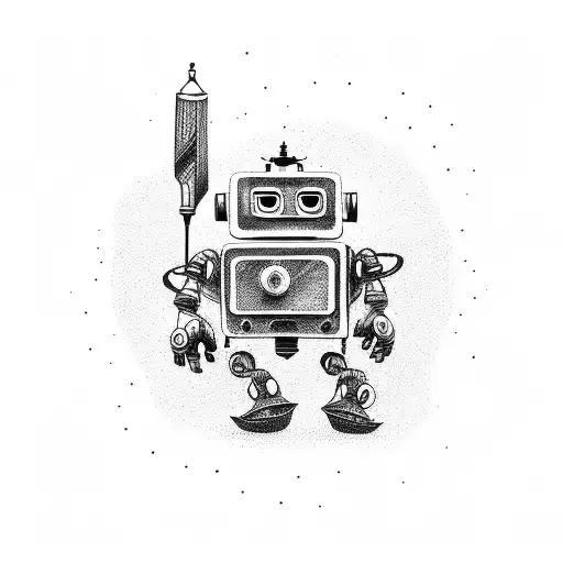 Cartoon Robot