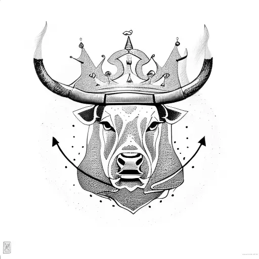 Bull With Crown