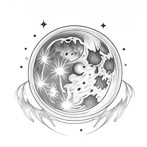 Cresent Moon Enveloped Crown With A1 On Top With Small Butterfly On The Side Of It