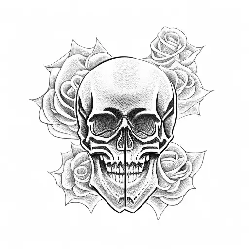 Skull And Roses