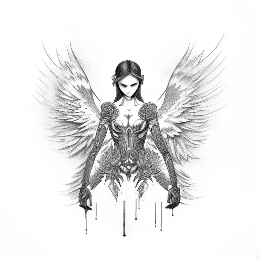 Fallen Angel Who Stand Up And Fight