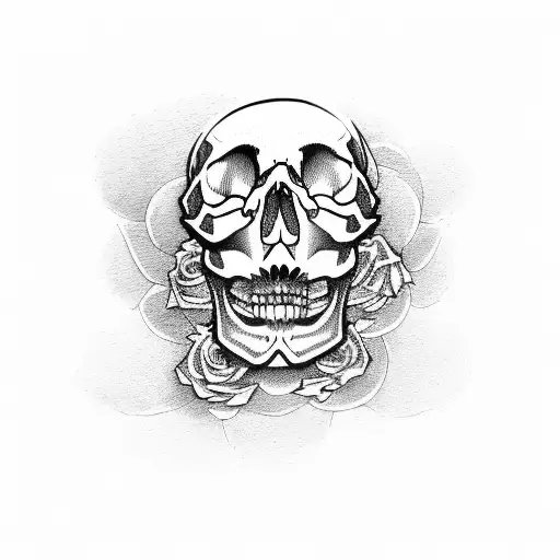 Skull And Roses