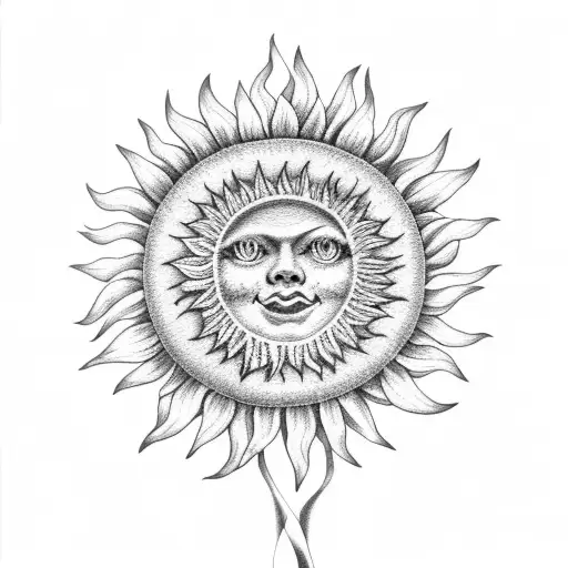 Sun And Moon Sunflower