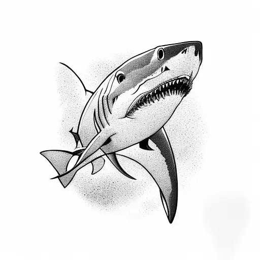 Shark Open Mouth Profile