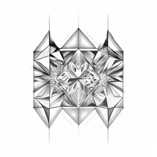 Carbon Pressed Into A Diamond