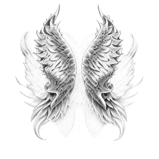 Angel And Demon Wings
