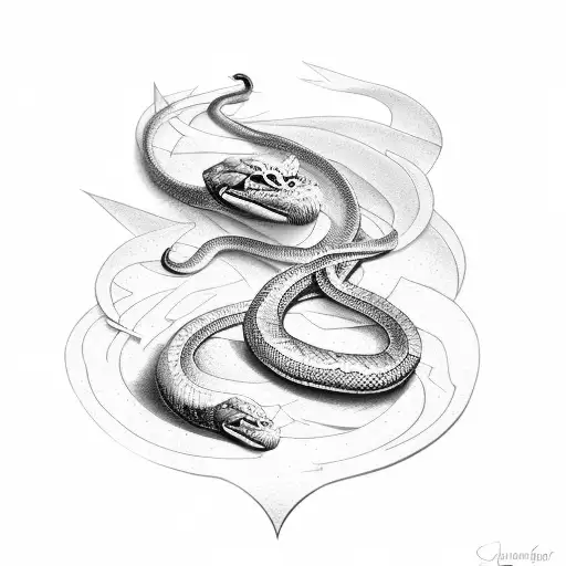 Snake And Dagger