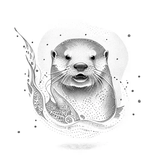 Otter And Water