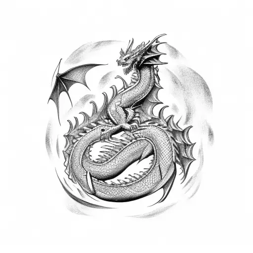 Dragon And Book