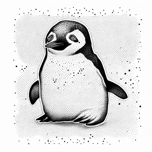 Pink Baby Girl Penguin