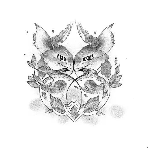 Couple Tattoo With Birthday Dates