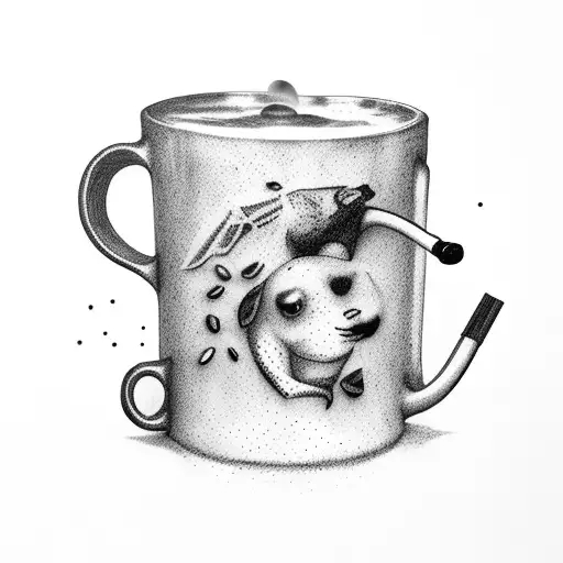 A Steaming Cup Of Coffee Surrounded By Various Animals Representing Different Volunteering Causes