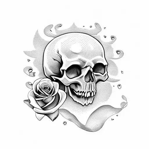 Skull And Roses