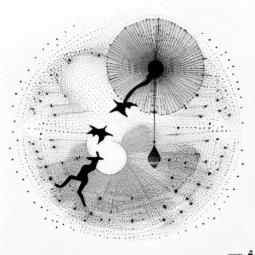 Silhouette On The Sunset