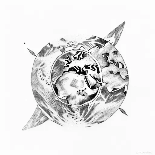 Connceting Mother Earth To The Universe In A Spiritual Theme