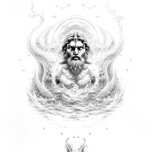 Poseidon In The Water