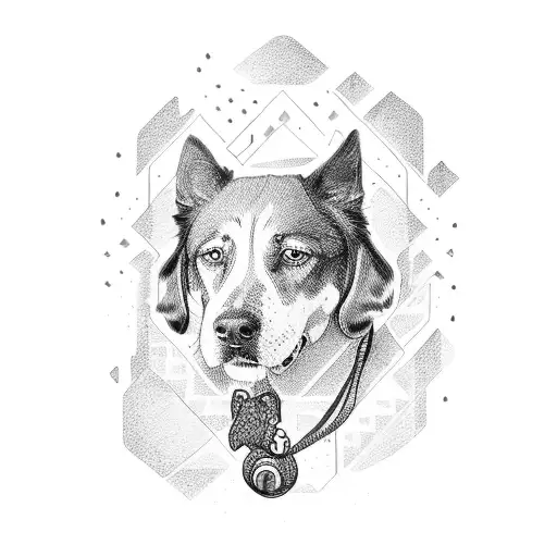 Man Walking With Dog