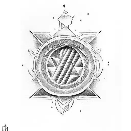 Egyptian Cartouche With Nefertiti