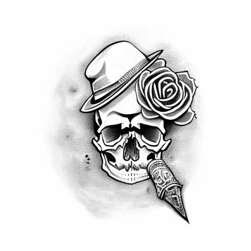 Skull With Hat