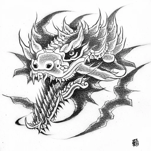 Japanese Dragon Head