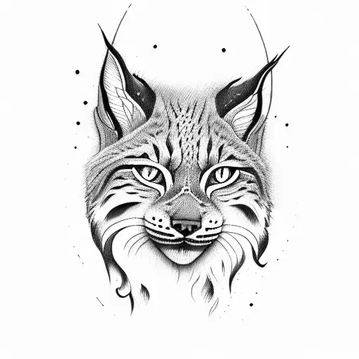Lynx With Dagger
