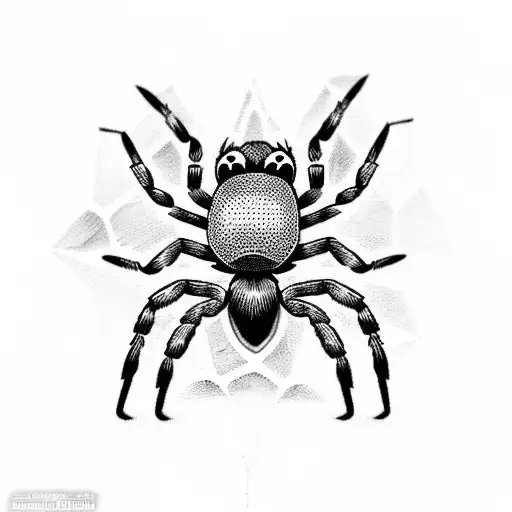 An Anime-inspired Spider With Lyrics From A Favorite Rap Song As Its Web