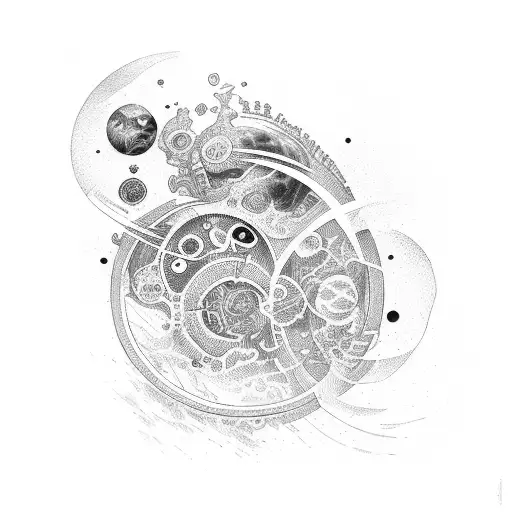 Time Space Cosmos Mystery Psydelic