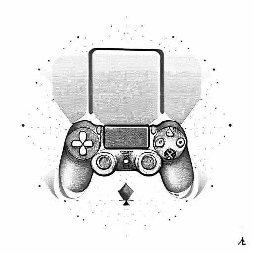 Life's A Game Quote With Ps4 Controller