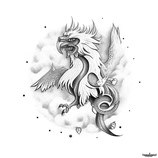 A Griffin On A Plane Tree