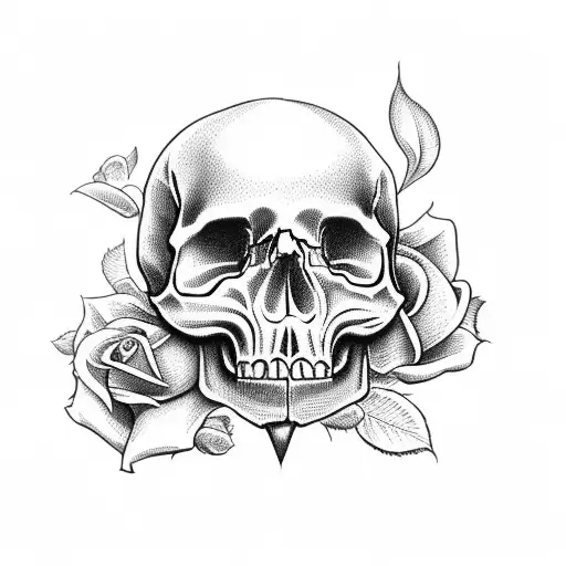 Skull And Roses