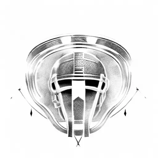 Spartan Helmet With Spear