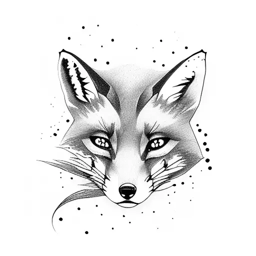 Girl Fox With Tail Up