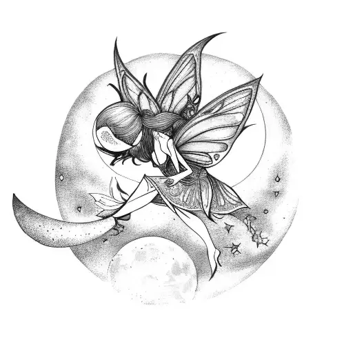 Fairy With Moon