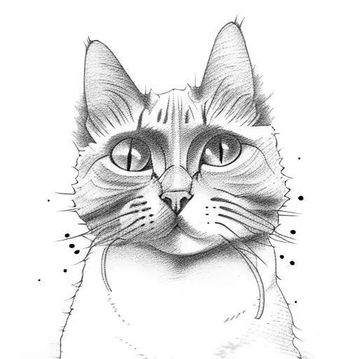 A Cat Reading A Philosophical Book