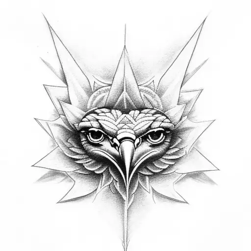 Rose Eagle Eye Of Horus