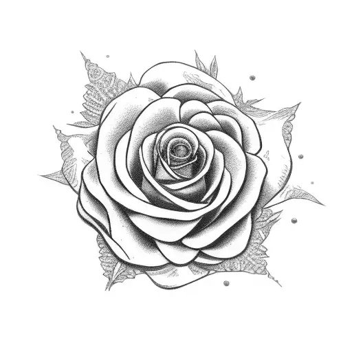 Rosary Wrapped With Roses