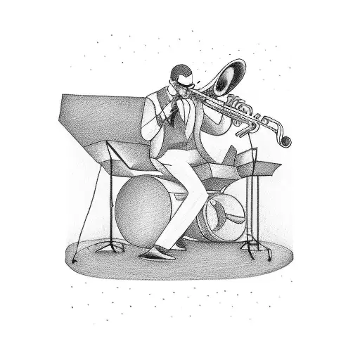 A Jazz Band Performing On A Rooftop In New York City