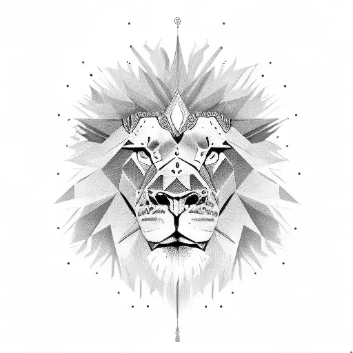 Anonymys Headvwith Lion Aesthetic